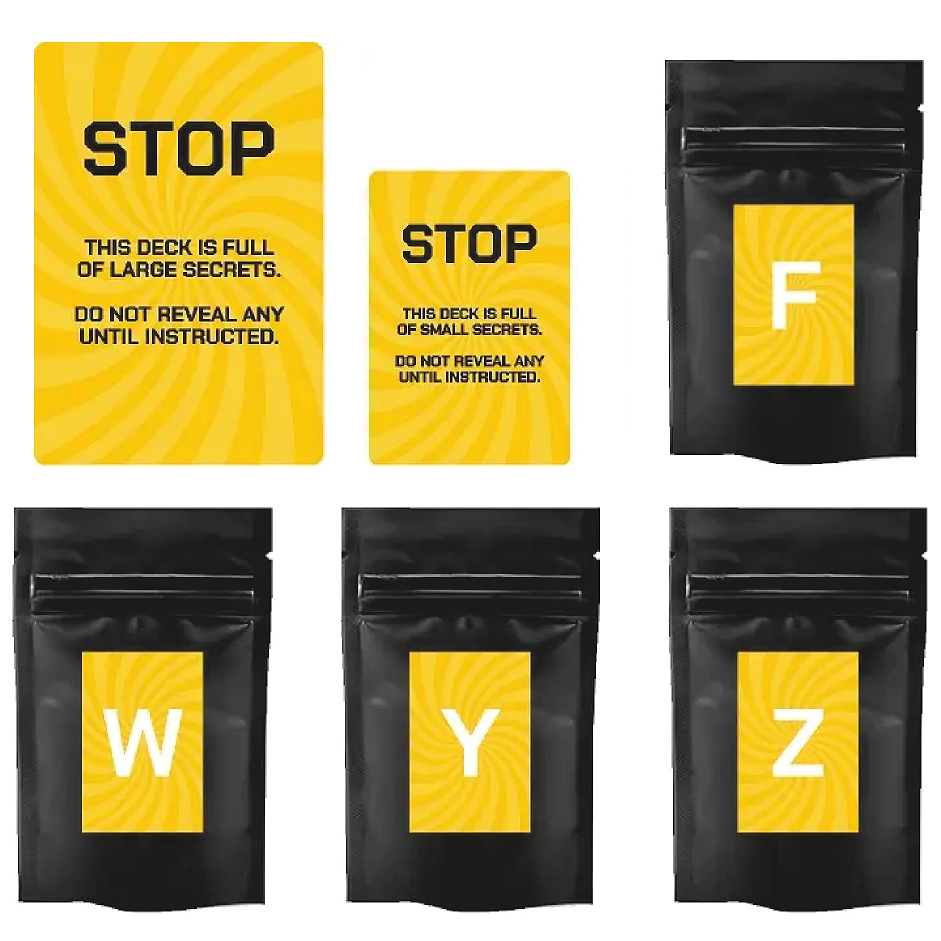 Secrets kept, deck full; small ones, big ones hidden